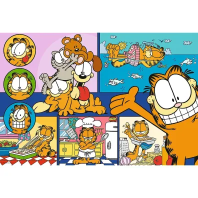 Puzzle 100 el. Leniwy Garfield Trefl
