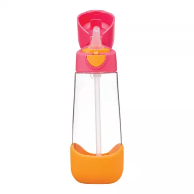 b.box Butelka na wod� tritanowa ze s�omk� Strawberry Shake 600 ml