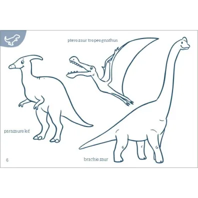 Moja kolorowanka. Dinozaury