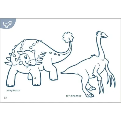 Moja kolorowanka. Dinozaury