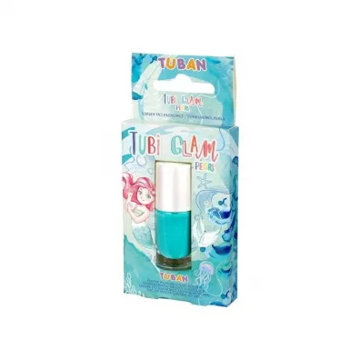 Lakier Tubi Glam turkusowy per�owy Tuban