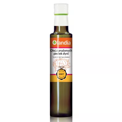 Olandia Olej z pra�onych pestek dyni t�oczony na zimno 250 g