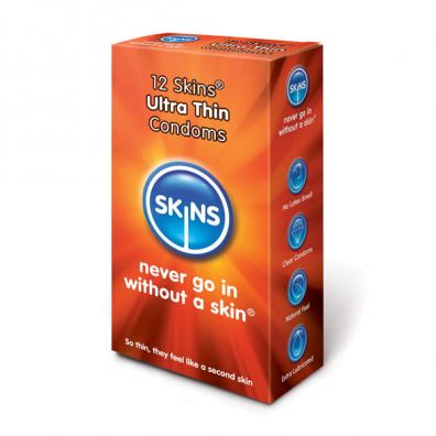 Skins Ultra Thin cienkie prezerwatywy 12 szt.