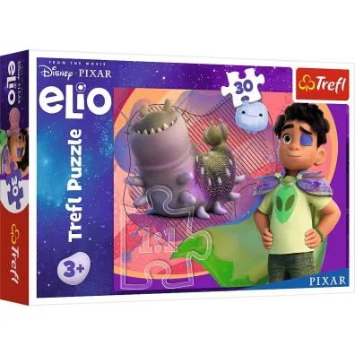 Puzzle 30 el. Poznaj Elio Trefl