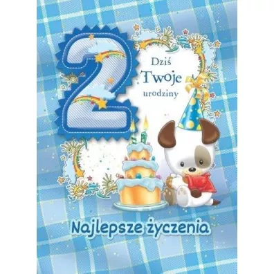 Trend Kartka okoliczno�ciowa Urodziny 2 MF02