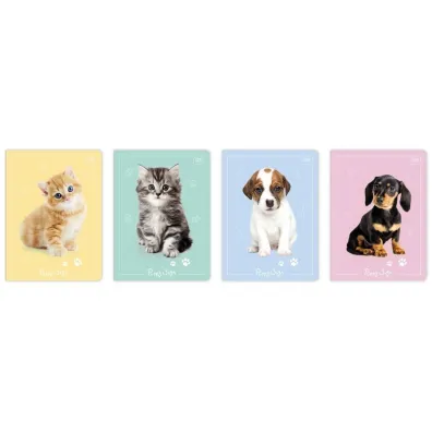 Interdruk Zeszyt A5 UV Puppy Sign kratka 32 kartki 10 szt.