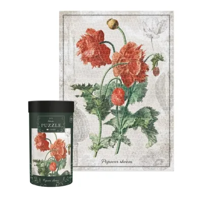 Puzzle 1000 element�w. Botanic Poppy Interdruk