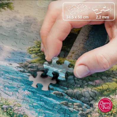 Puzzle 500 el. Moonlight Lighthouse CherryPazzi