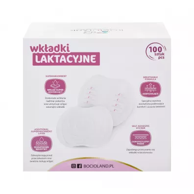 Bocioland Wkadki laktacyjne big pack 100 szt.