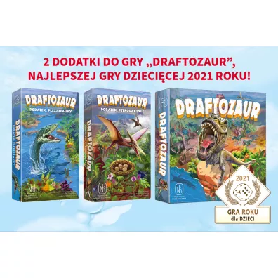 Draftozaur 2 dodatki: Pterodaktyle, Plezjozaury