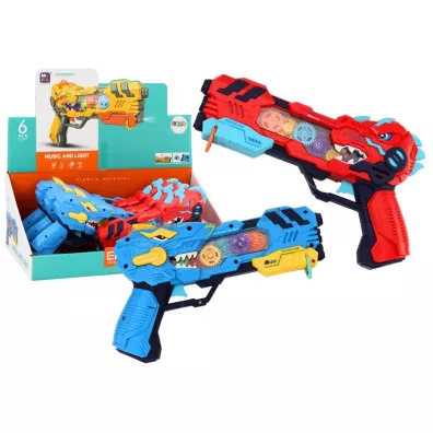 Pistolet projektor Dinozaur wiata gwiki MIX Leantoys