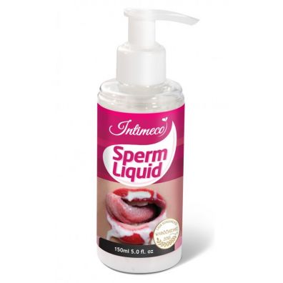 Intimeco _Sperm Liquid el erotyczny przypominajcy prawdziw sperm z pompk 150 ml