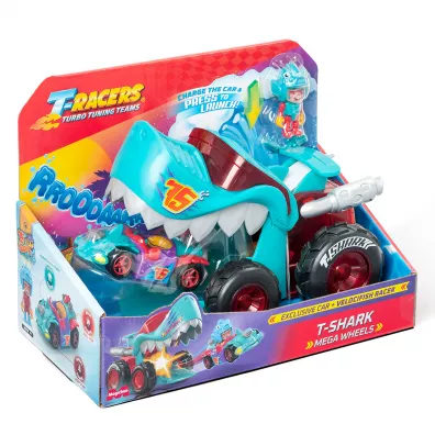T-Racers Mega Wheels T Shark Magic Box