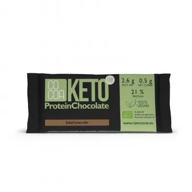 Cocoa Czekolada keto proteinowa o smaku s�onego karmelu 40 g Bio