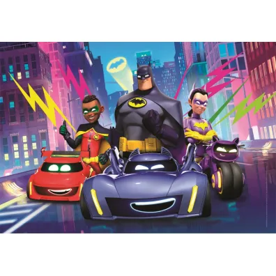 Puzzle 104 el. Maxi SuperColor. Batwheels Clementoni