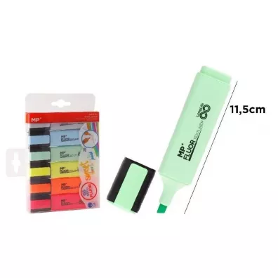 Mp Main Paper Zakre�lacz fluorescencyjny pastel 6 szt.