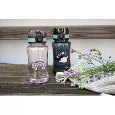 Lassig Butelka - bidon tritanowa Tiny Outdoor Rainbow 420 ml