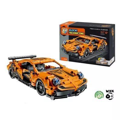Klocki techniczne PRO Kids Super car pomara�czowy