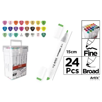 Mp Main Paper Markery dwustronne Chromax 24 szt.