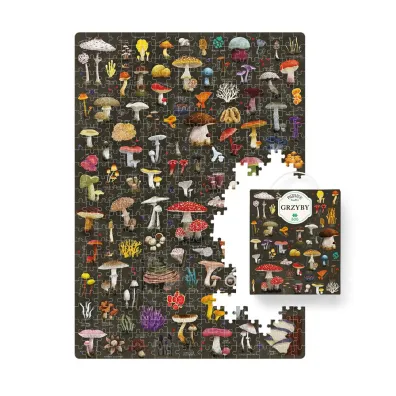 Puzzlove CzuCzu 500 el. Grzyby puzzle rodzinne Bright Junior Media