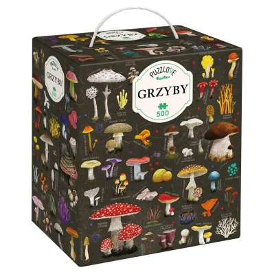 Puzzlove CzuCzu 500 el. Grzyby puzzle rodzinne Bright Junior Media