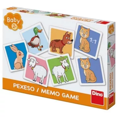 Gra pamiciowa baby memory Zwierztka Dino Toys
