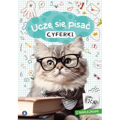 Ksi��ka edu. A4  Naklejki Ucz� si� pisa�. Cyferki SKRZAT 077346