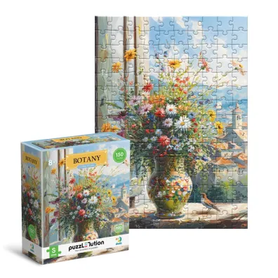 Puzzle 150 el. Easy-S - Botanika: Kwiaty w wazonie Dodo