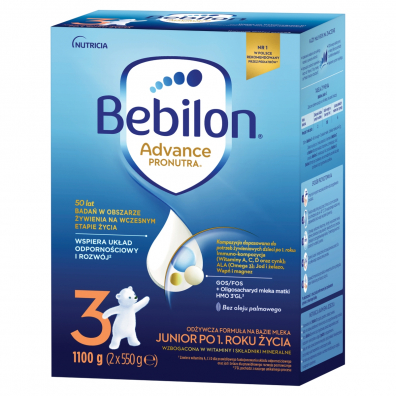 Bebilon 3 Pronutra-Advance Mleko modyfikowane po 1. roku życia 1100 g