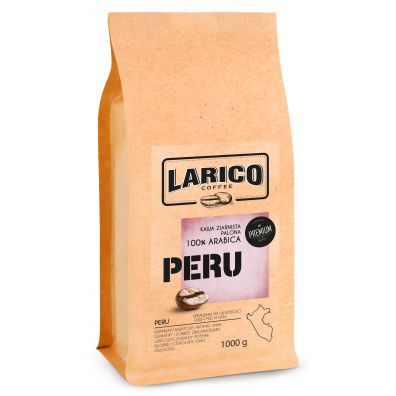 Larico Coffee Kawa ziarnista wypalana metodą tradycyjną Peru 1 kg