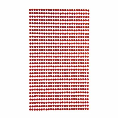 Dalprint Kryszta�ki samoprzylepne red 3 mm 806 szt.