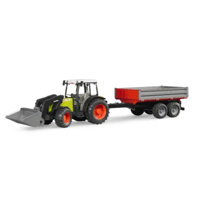 Traktor Claas Nectis 267F z �adowark� i przyczep� BRUDER BR-02112