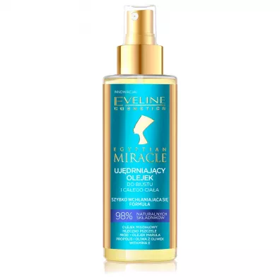Eveline Cosmetics Egyptian Miracle intensywnie uj�drniaj�cy olejek do biustu i cia�a 150 ml