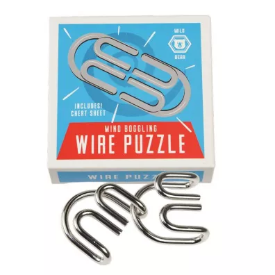 Puzzle metalowe, zabawka logiczna, Dziki Nied�wied� Rex London
