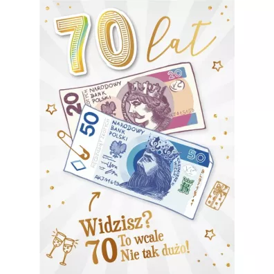 Armin Style KARNET URODZINY 70 B6 Z KOP AS GM-1020 FOL