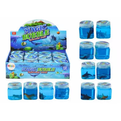Glutek slime w soiczku zwierzeta morskie 150g MIX Leantoys