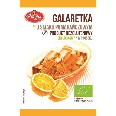 Amylon Galaretka pomaraczowa 40 g Bio