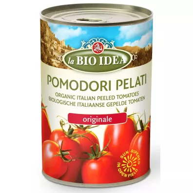 La Bio Idea Pomidory pelati bez skry 400 g Bio
