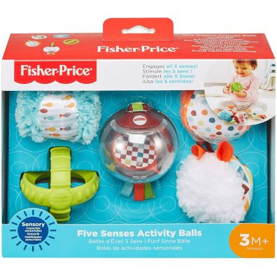 Fisher-Price Sensoryczne kuleczki 5szt Mattel