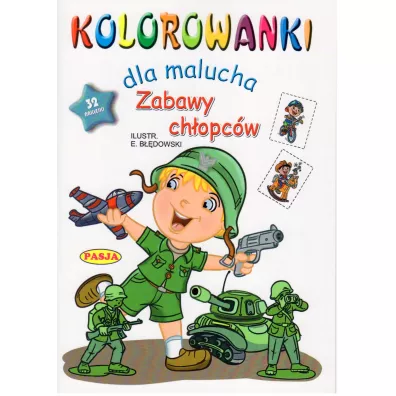 Zabawy ch�opc�w kolorowanki dla malucha - Ernest B��dowski