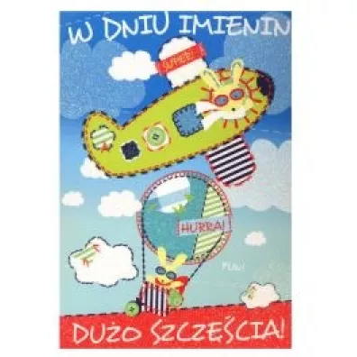 Kukartka Karnet B6 Imieniny dzieci�ce PP-1570