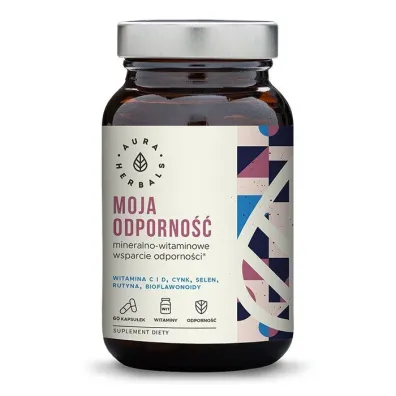 Aura Herbals Moja Odporno�� - Minera�y i Witaminy Suplement diety 60 kaps.