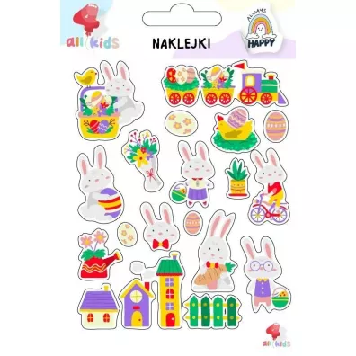 All4Kids Naklejki dla dzieci Wielkanoc Zaj�ce