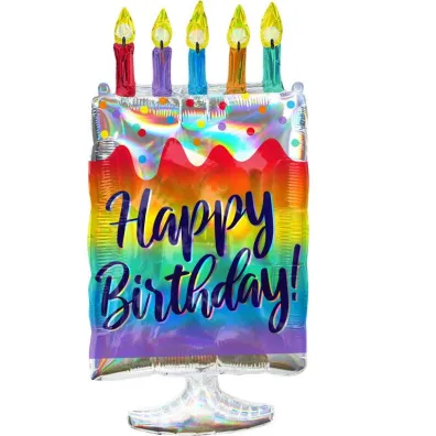 Amscan Balon foliowy SuperShape Tort 38x76cm