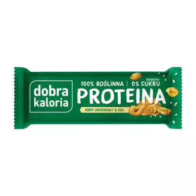 Dobra Kaloria Baton proteinowy z kremem orzechowym i sol 45 g
