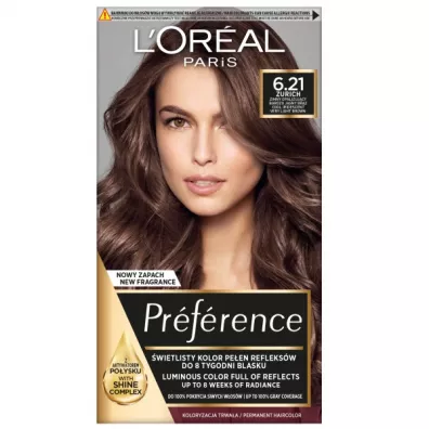 LOreal Paris Preference farba do wosw 6.21 Zurich