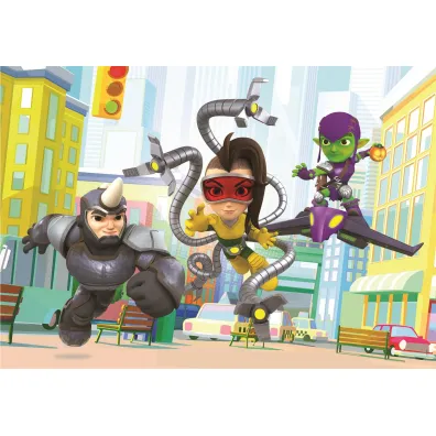 Puzzle 2x20 el. SuperColor. Spidey and Friends Clementoni