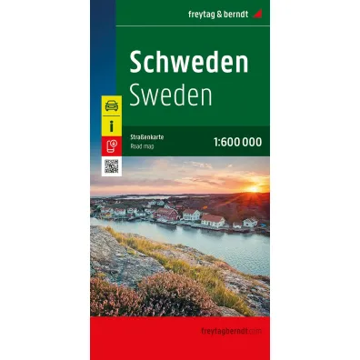 Mapa Szwecja 1:600 000