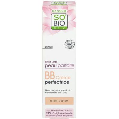 SO'BiO etic Organiczny krem BB idealne krycie medium Perfecting Skin 40 ml