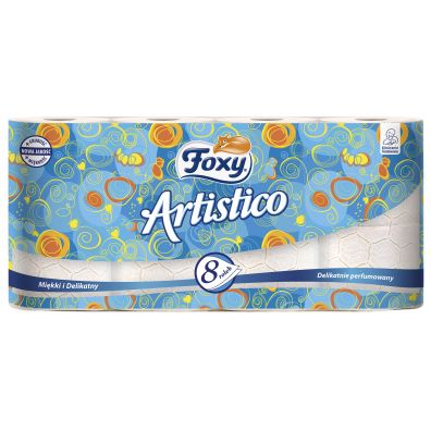 Foxy Papier toaletowy Artistico Brzoskwiniowy 8 szt.